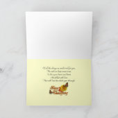 Glückliche Erntedankkarte rustikale Kürbise Feiertagskarte (Innenseite)