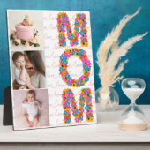 Glückliche Erste Mütter Tag 3 Foto Personalisiert Fotoplatte (Seite)