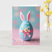 Glückliche erste Ostereier-Karte Karte (Gelbe Blume)
