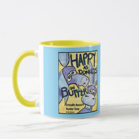 Glückliche Esel Tasse (Links)