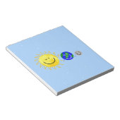 glückliche Familie Notizblock (angewinkelt)