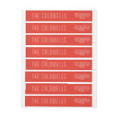 Glückliche Familien-Feiertags-Verpackung um (Bogen)