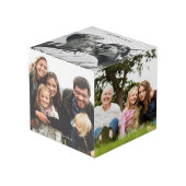 Glückliche Familienbilder Individueller Fünf (5) F Würfel (Vorderseite Schrägansicht)