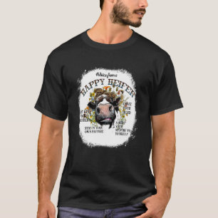 Glückliche Färse Kuh Cute Lustige Kuh Mädchen Fär T-Shirt