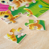 "GLÜCKLICHE FEE & KÄTZCHEN" PUZZLE (Seite)