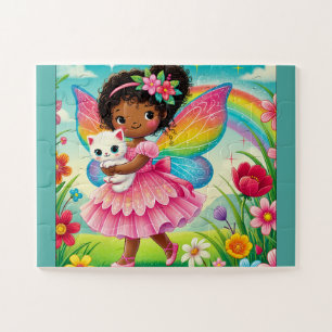 "GLÜCKLICHE FEE & KÄTZCHEN" PUZZLE