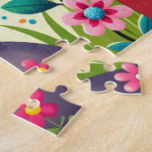 "GLÜCKLICHE FEE UND VÖGEL" PUZZLE (Seite)