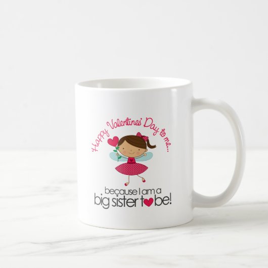 Glückliche feenhafte große Schwester, zum T - Kaffeetasse (Rechts)