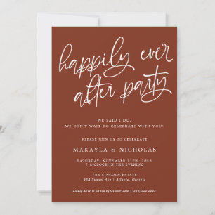 Glückliche-Feier-Party-Hochzeitsempfang Einladung