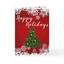 Glückliche Feiertage Faltkarte