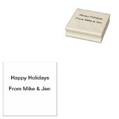 Glückliche Feiertage frohe Weihnachten hinzufügen Gummistempel (Stempel)