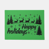 Glückliche Feiertage Frohe Weihnachten Ugly Weihna Fußmatte (Vorderseite)