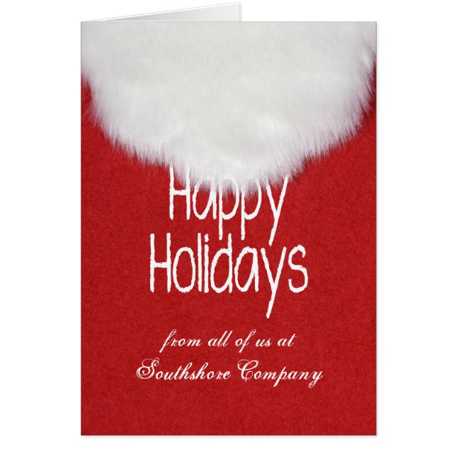 Glückliche Feiertage für den Bart des Kunden-Weihn (Vorne)