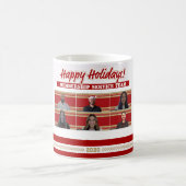Glückliche Feiertage Kaffeetasse (Mittel)