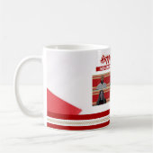 Glückliche Feiertage Kaffeetasse (Links)
