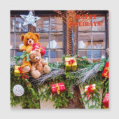 Glückliche Feiertage Postkarten, Magnetkarte (Vorderseite)