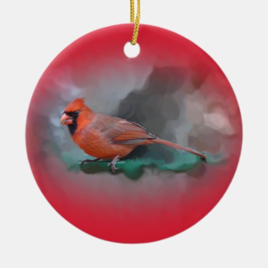 Glückliche Feiertags-männlicher Keramik Ornament (Vorne)