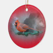 Glückliche Feiertags-männlicher Keramik Ornament (Links)