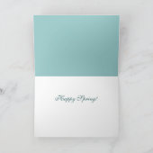 Glückliche Feiertagskarte (Innenseite)