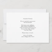 Glückliche Ferien, die wir bewegt haben Kommen Sie Ankündigung (Rückseite)