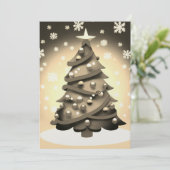 glückliche Ferien Feiertagskarte (Stehend Vorderseite)