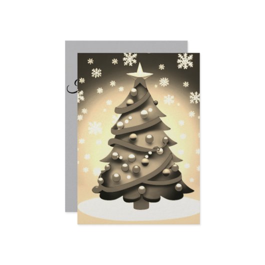 glückliche Ferien Feiertagskarte (Vorderseite/Rückseite Beispiel)