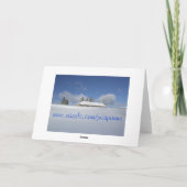 glückliche Ferien Feiertagskarte (Rückseite)