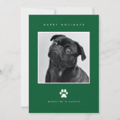 GLÜCKLICHE FERIEN Fügen Sie Ihr Foto hinzu (Vorderseite)