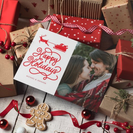 GLÜCKLICHE FERIEN Fügen Sie Ihr Foto hinzu