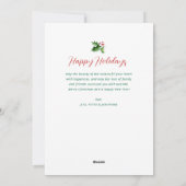 Glückliche Ferien moderne fröhliche Weihnachten (Rückseite)