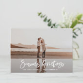 Glückliche Ferien Moderne Weihnachten mit minimale (Stehend Vorderseite)