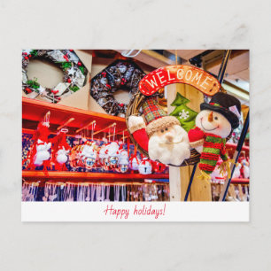 Glückliche Ferien nach Karte