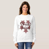 glückliche Ferien Sweatshirt (Vorne ganz)