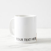 Glückliche fette orange Katze Kaffeetasse (Vorderseite Links)