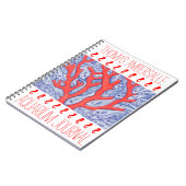 Glückliche Fisch-personalisierte Notizblock (Linke Seite)