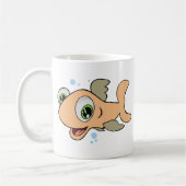 Glückliche Fische Kaffeetasse (Links)