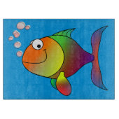 Glückliche Fische Schneidebrett (Vorderseite)