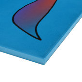 Glückliche Fische Schneidebrett (Ecke)