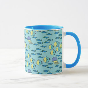 Glückliche Fische Tasse