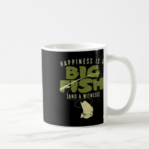 Glückliche Fische Zeuge Big Fishing Fischer Angle Kaffeetasse
