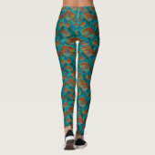 Glückliche Fischen-Leggings Leggings (Rückseite)