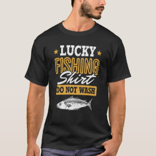 Glückliche Fischerei für Fischjäger und Fischer 10 T-Shirt