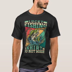 Glückliche Fischerei nicht Wash für Fisch Jäger Mä T-Shirt