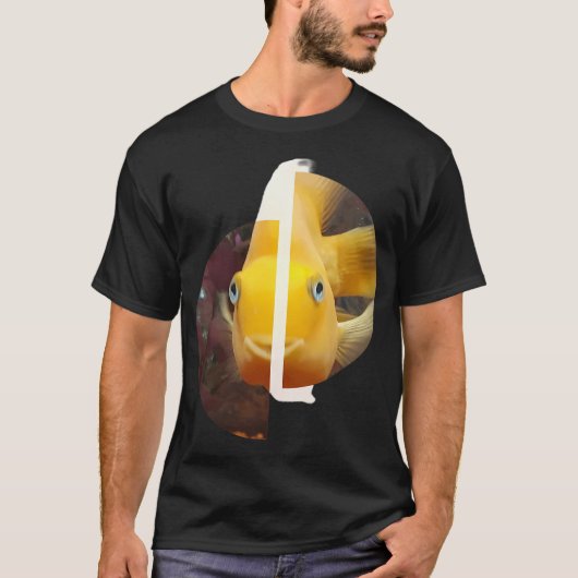 Glückliche Fischhalbkreise T-Shirt (Vorderseite)