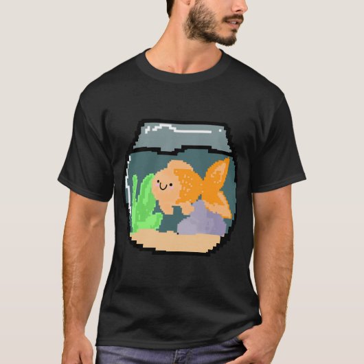 Glückliche Fischschale T-Shirt (Vorderseite)