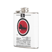 Glückliche Flasche Flachmann (Links)