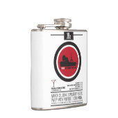 Glückliche Flasche Flachmann (Rechts)