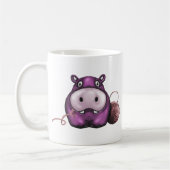 glückliche Flusspferdprodukte Kaffeetasse (Links)