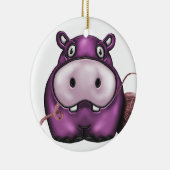 glückliche Flusspferdprodukte Keramikornament (Rechts)