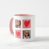 Glückliche Foto-Gewohnheits-Tasse Nanas 2 des Tasse (Vorderseite Links)